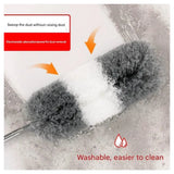 Extendable Microfibre Duster with Retractable Pole and Removable Head – Lightweight Brush for High Places