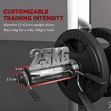 SPORTNOW Power Cage with 15-Level Squat Rack, Cable Pulley System, Lat Pulldown & Pull Up Bar – Home Gym Power Rack