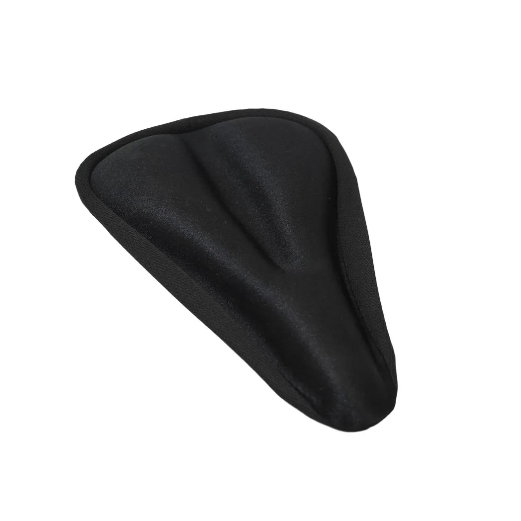 Soft Cushioned Wide Bicycle Saddle Seat, 26 x 26cm – Comfort Ride Bike Seat, Black