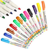 12 Colour Whiteboard Marker Pens – Fast-Drying, Low-Odour, Easy Wipe Dry Erase Markers for Whiteboards