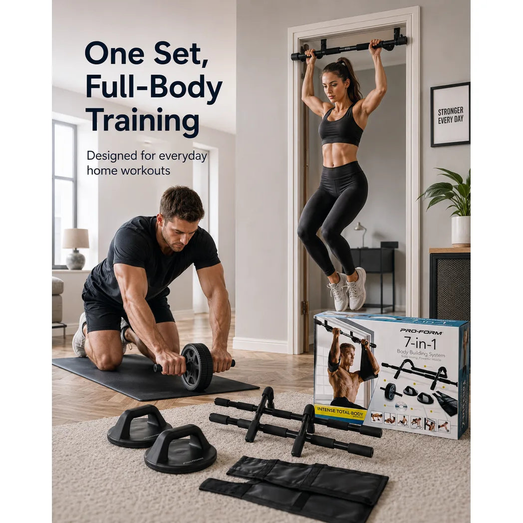 7-in-1 Body Building System black
