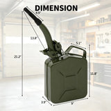5L 0.6mm American Oil Barrel Army Green With Inverted Oil Pipe [Same Model Code: 77275272]