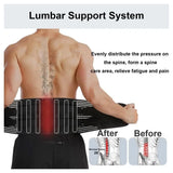 Adjustable Lower Back Brace Lumbar Support Waist Belt For Men Women Pain Relief Waist Belt L Size (US Logistics only For USPS.TK/TMEU only For self-pickup)