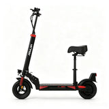 H9 Electric Scooter with Seat, 500W Peak Motor & 48V 15.6Ah Battery – Foldable Adult Commuter E-Scooter