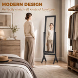 HOMCOM Freestanding Adjustable Angle Dressing Mirror, Full Length Mirror for Bedroom, Living Room