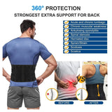 Adjustable Lower Back Brace Lumbar Support Waist Belt For Men Women Pain Relief Waist Belt L Size (US Logistics only For USPS.TK/TMEU only For self-pickup)