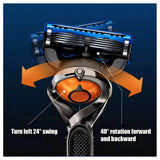 Men's 5-Blade Razor Set with 1 Handle and 24 Replacement Cartridges, ProGlide Compatible