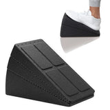 Slant Wedge Boards Set of 3 with Non-Slip Textured Surface – Calf Stretch Blocks for Yoga, Squats & Gym, Black