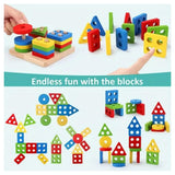 9-in-1 Wooden Musical Toy Set with Rattle, Bells & Drum – Sensory Early Education Instruments for Toddlers