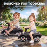 AIYAPLAY Porsche Licensed Toddler Ride-On Car with Horn, Headlights & Sounds – 18–36 Months, Matte Black