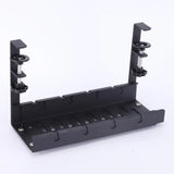 No Drill Under Desk Cable Management Tray with Clamp – Iron Wire Basket, Tool-Free Installation