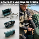 Outsunny 2670 W Foldable Camping Stove with Piezo Ignition and Safety Shut-Off – Portable Gas Cooker, Green