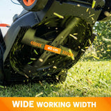 Outsunny 1800W Electric Lawnmower with 40cm Cutting Width, Mulching Function & 50L Grass Bag – 6 Cutting Heights