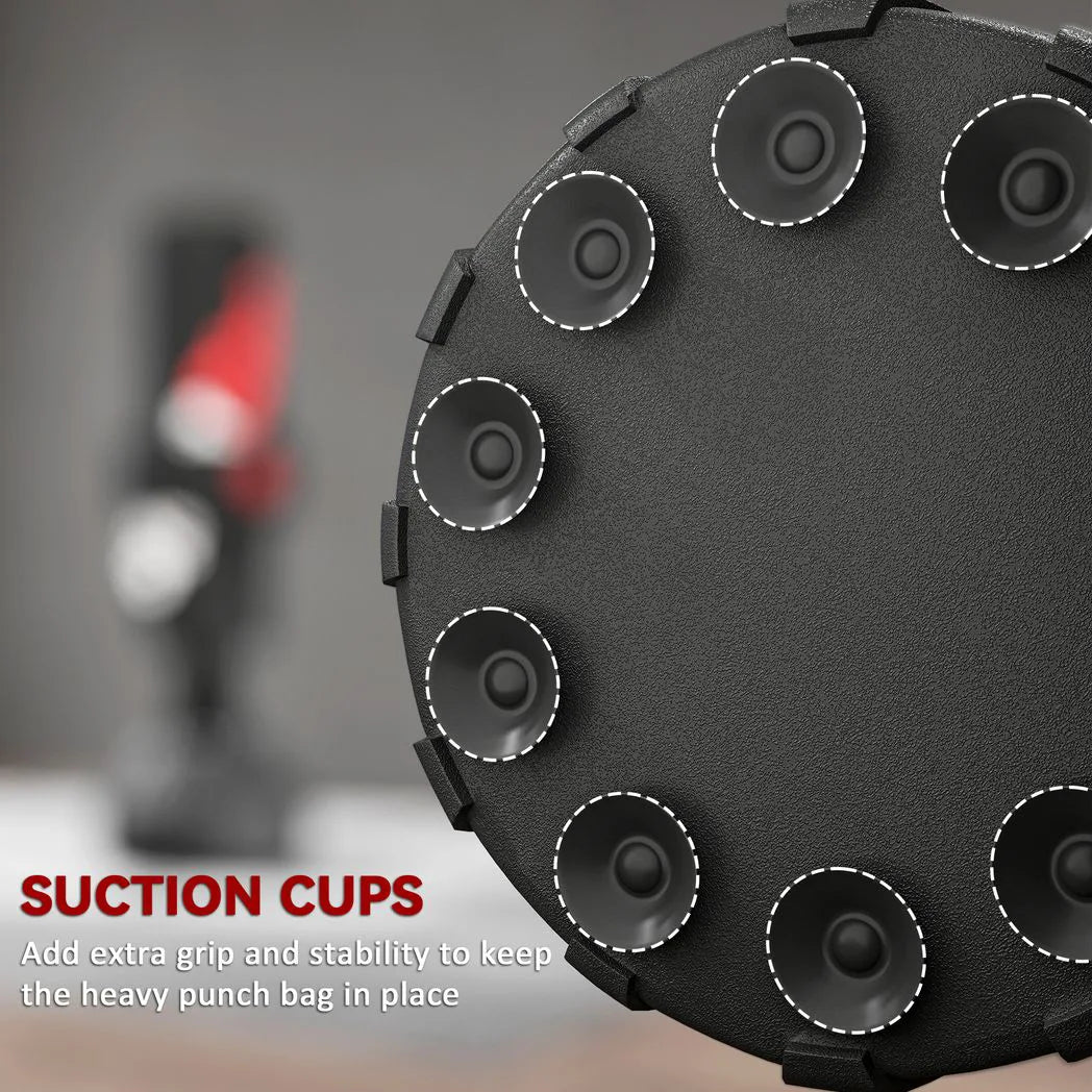 SPORTNOW 6ft Freestanding Boxing Bag with Stand, Suction Cup Base & Adjustable Target Pad – Home Punch Bag