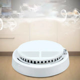 2 Pack Photoelectric Smoke Alarm Detectors with Test Button – Battery Included Home Fire Safety Sensors
