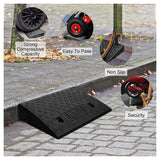 Portable Kerb Ramps, 2 Pack, 50 x 27 x 11 cm Threshold Ramps for Driveways, Cars and Scooters