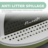PawHut Enclosed Cat Litter Box with Pull-Out Drawer, Scoop and Deodorising Bags – Portable Privacy Tray