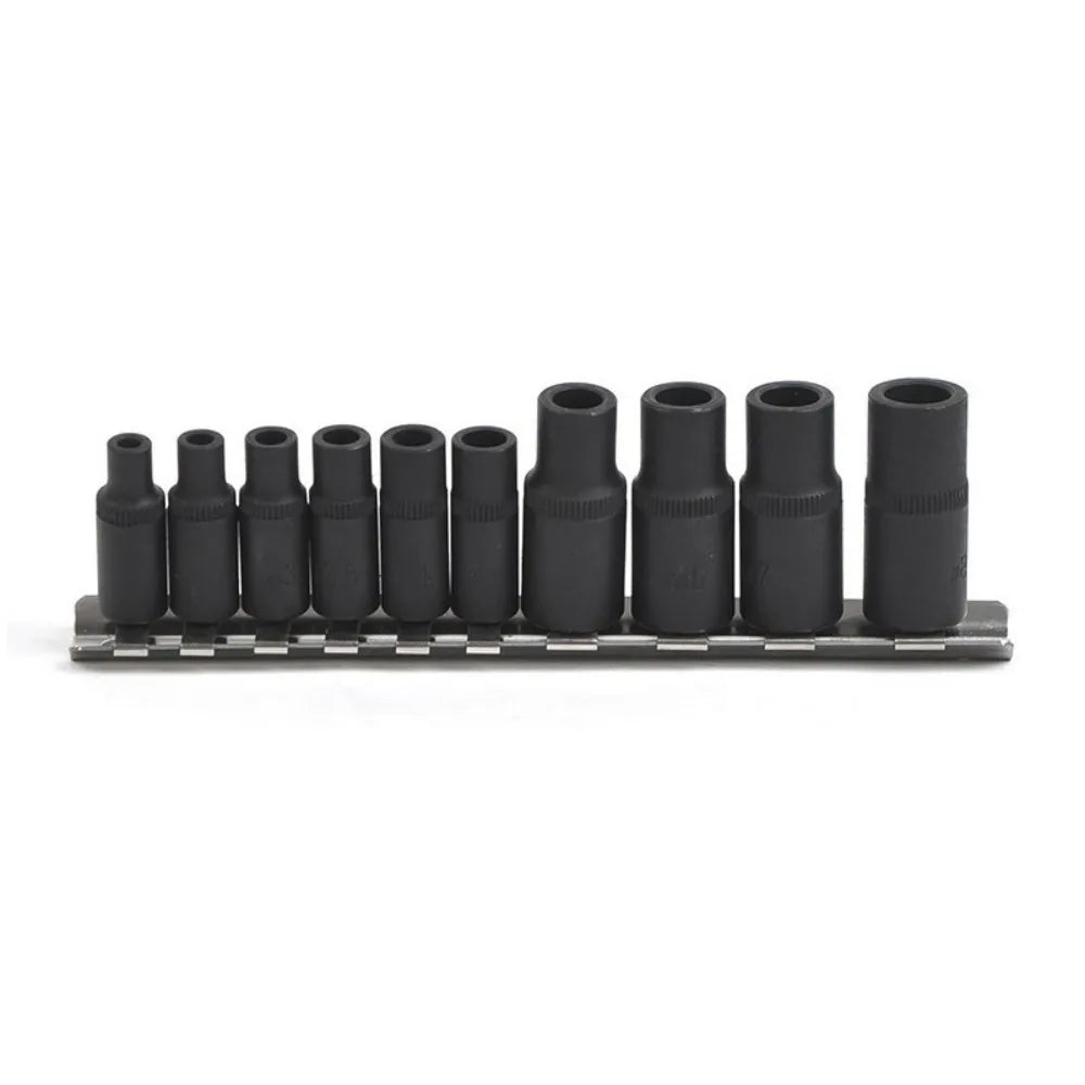 10 Piece Magnetic Tap Socket Set, 1/4" & 3/8" Drive – Tap Holders for Thread Cutting Taps M1.5 to M14