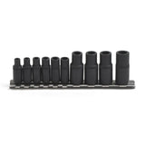 10 Piece Magnetic Tap Socket Set, 1/4" & 3/8" Drive – Tap Holders for Thread Cutting Taps M1.5 to M14