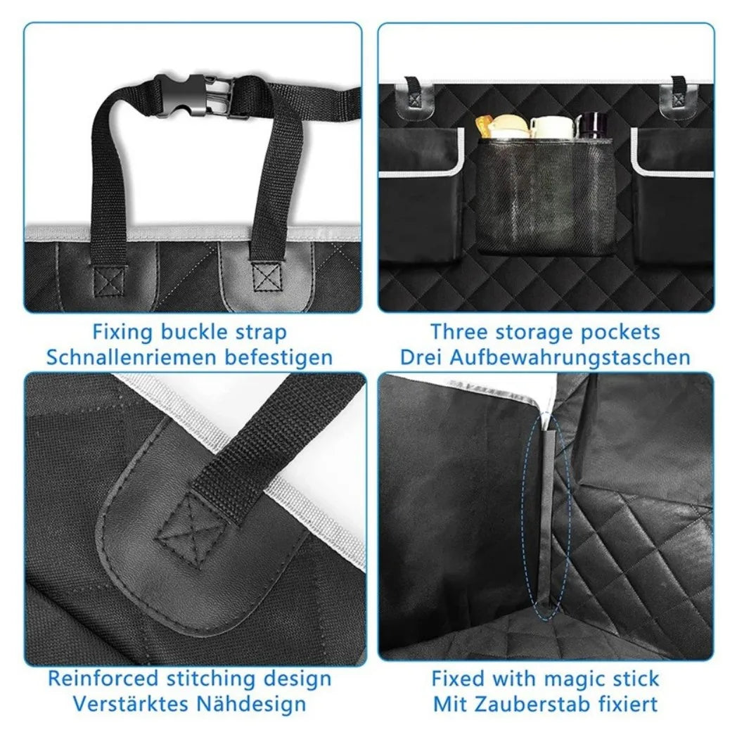 Heavy Duty Quilted Waterproof Boot Liner Mat for Q4 e-tron – Dog Seat Protector Cover