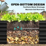 Outsunny Galvanised Steel Raised Garden Bed