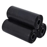 1100 Biodegradable Dog Poo Bags with Bone-Shaped Dispenser – 55 Rolls, Leak-Proof Pet Waste Bags, Black