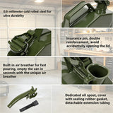 5L 0.6mm American Oil Barrel Army Green With Inverted Oil Pipe [Same Model Code: 77275272]