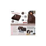 Luxury Soft Touch Electric Heated Throw Blanket, 160 x 130cm – Cosy Heated Home Comfort