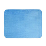 Washable Reusable Incontinence Bed Pad with High Absorbency, 87 x 92 cm – Quilted Bed Protector, Blue