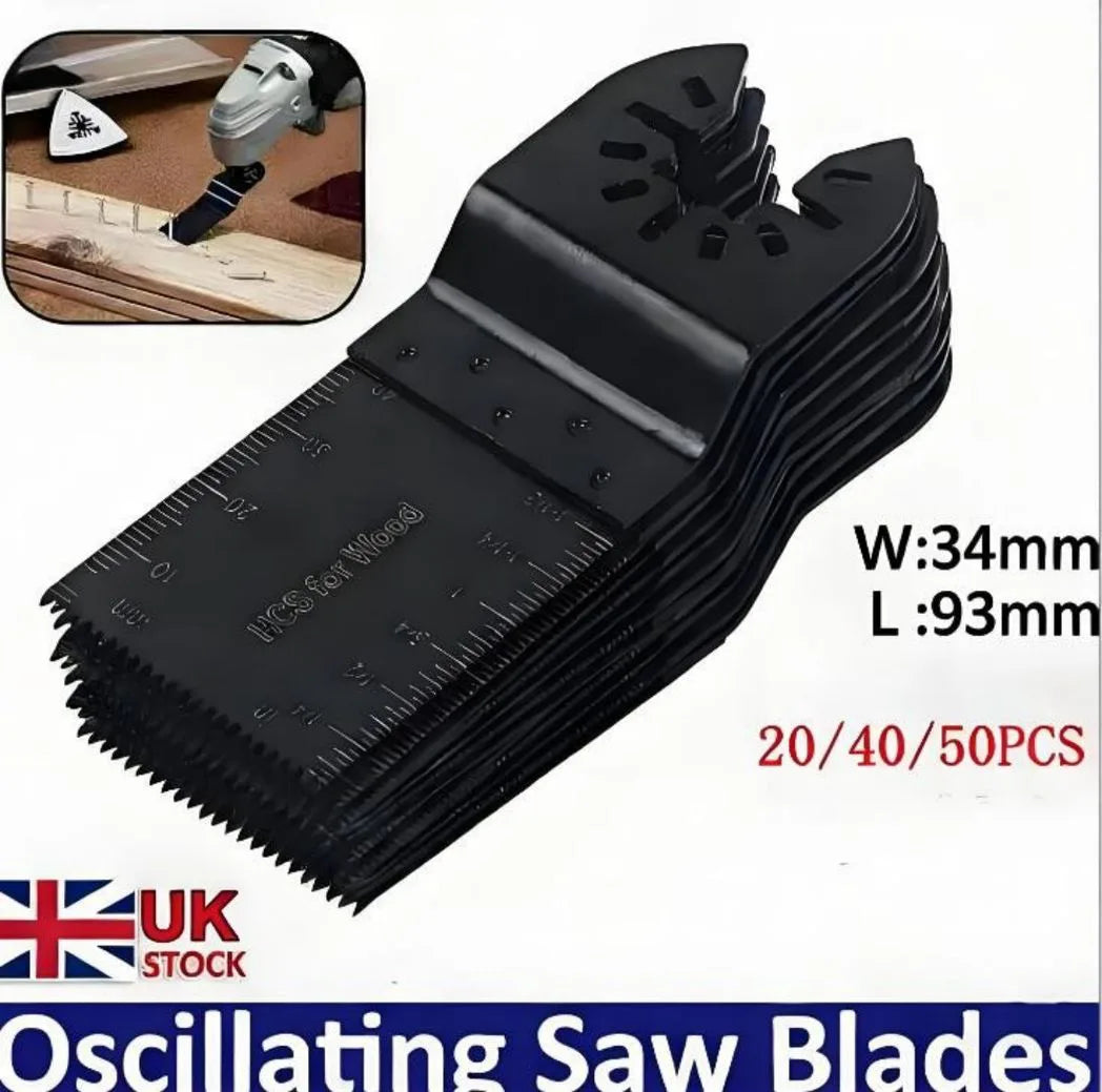 20PCS OSCILLATING MULTI TOOL BLADE SAW BLADES WOOD METAL CUTTER FOR DEWALT FEIN