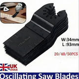 20PCS OSCILLATING MULTI TOOL BLADE SAW BLADES WOOD METAL CUTTER FOR DEWALT FEIN
