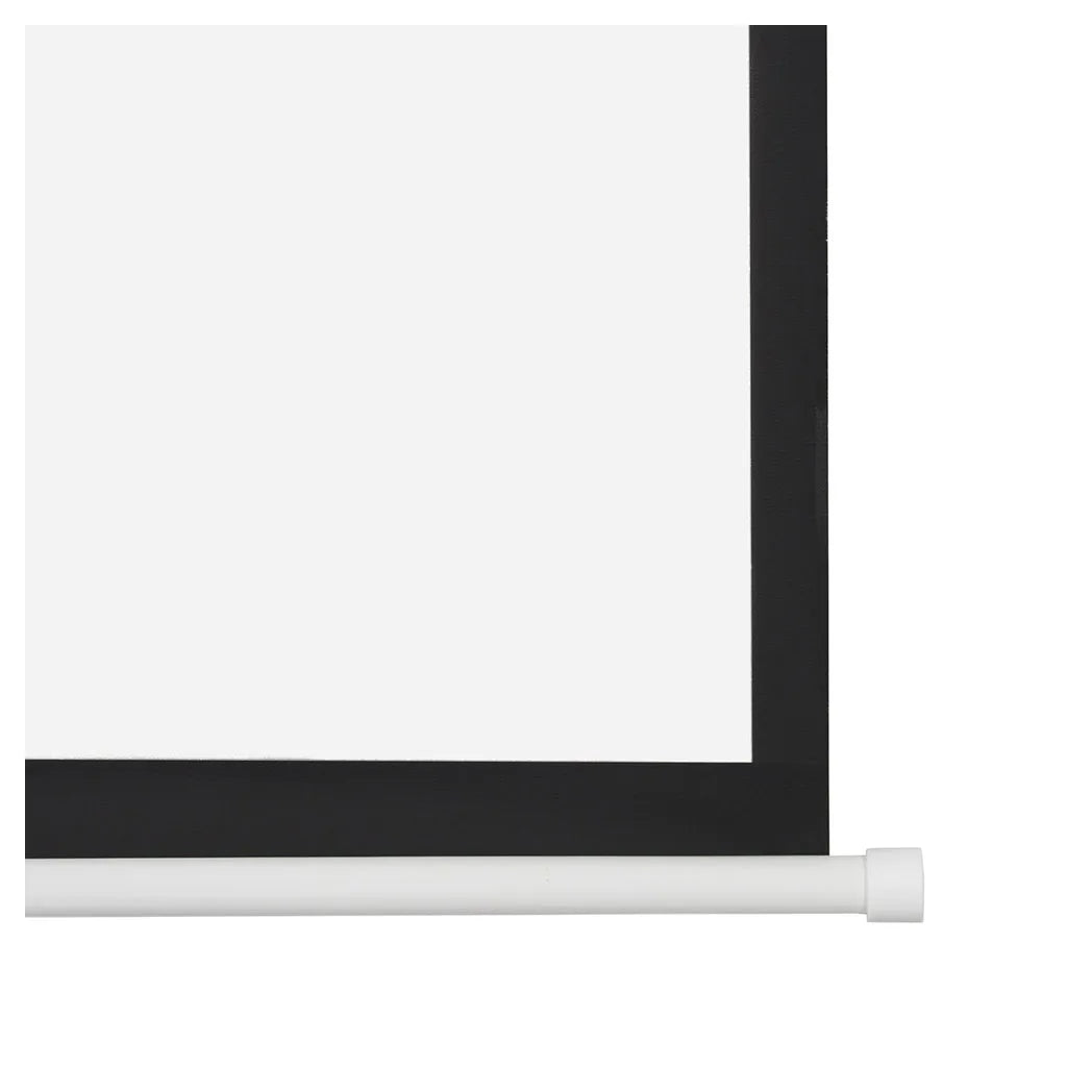 100 Inch Motorized Projector Screen with Remote Control, 16:9 Matte White – Wall & Ceiling Mount, UK 220V