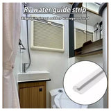 Drip Stop Door Rain Gutter Deflector, 1m / 2m / 3m – Self-Adhesive Drip Guard for Caravan & Motorhome