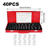 Heavy Duty 40 Piece 1/2 Inch Drive Deep Impact Socket Set, 8–32mm Metric – Chrome Molybdenum Steel Sockets