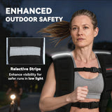 SPORTNOW 5kg Weighted Vest with Adjustable Straps & Reflective Strips – Running & Training Weight Vest, Black