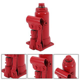 Hydraulic Bottle Jack 2 Tonne with Overload Safety Valve – High Lift for Car, Van, Trailer & Boat, Red