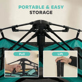 PawHut 3-Tier Portable Cat Tent with Multiple Doors, Carry Bag and Breathable Mesh – Indoor and Outdoor Cat House