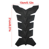 Universal Motorcycle Fuel Tank Protector Pad with Self-Adhesive Backing – Scratch Protection, Black