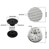 Heat Shield Repair Kit, 15-Piece Metal Exhaust Heat Shield Fixing Set – OEM N90796501, Silver