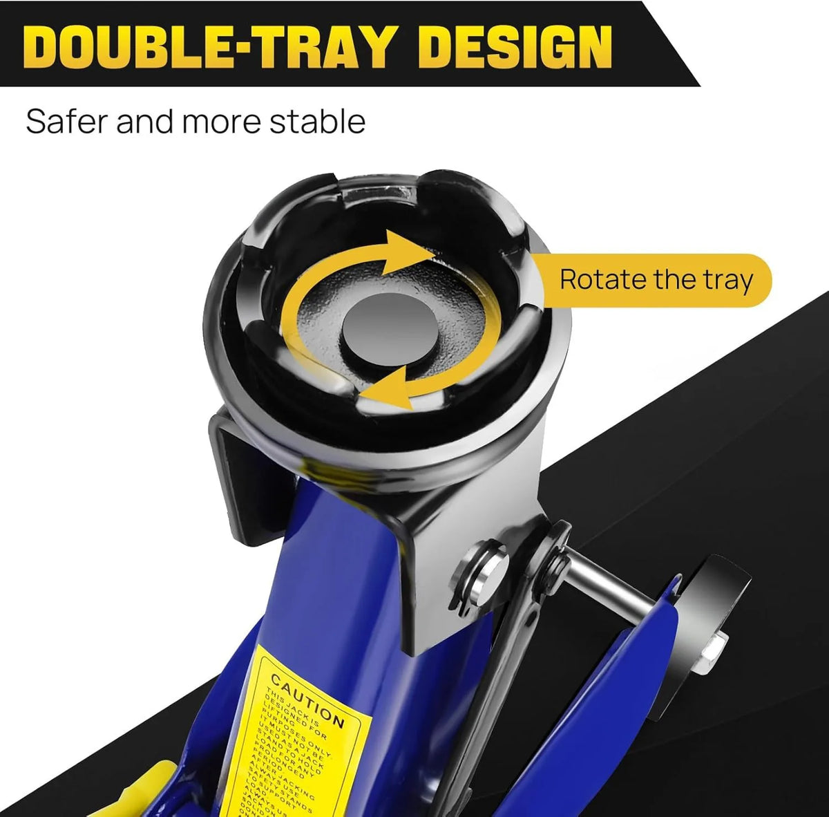Trolley Jack 2 Ton Low Profile Hydraulic Floor Jack – Garage Car and Van Lifting, Blue
