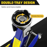 Trolley Jack 2 Ton Low Profile Hydraulic Floor Jack – Garage Car and Van Lifting, Blue