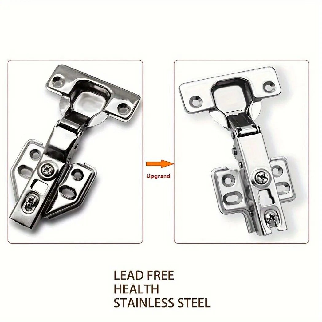 20 Pack Soft Close Cabinet Hinges with Screws, 35mm Clip-On – Kitchen, Wardrobe & Bathroom Doors