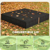 AIYAPLAY Waterproof Sandbox Cover with Drawstring and Elastic Band – UV Protection, Fits 123-127 cm Sandpits
