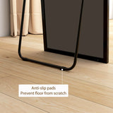 HOMCOM Full Length Mirror, Aluminium Alloy Framed Full Body Mirror with Tempered Glass