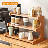 3-Tier Tabletop Cup Storage Rack – Desktop Mug Holder & Display Shelf for Kitchen, Office & Dorm