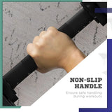 SPORTNOW 15kg Adjustable 2-in-1 Barbell & Dumbbell Set with Non-Slip Handles – Home Gym, Black and Green