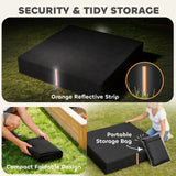 AIYAPLAY Waterproof Sandbox Cover with Drawstring and Elastic Band – UV Protection, Fits 148-152 cm Sandpits