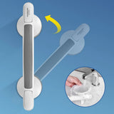 Safety Support Hand Rail Handle Bar Grip Grab Suction Bath Bathroom Shower R