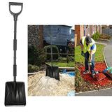 Ice and Snow Plow – Foldable, Removable Design with Extendable Telescopic Handle