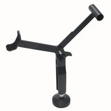 Portable Motorcycle Wheel Lift Stand for Front and Rear Wheels – Foldable Lever Design, Black